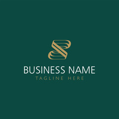 Elegant Letter S Logo for Beauty and Cosmetic Brand Feminine and Modern Monogram Design