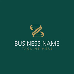 Elegant Letter Z Logo for Beauty and Cosmetic Brand Feminine and Modern Monogram Design