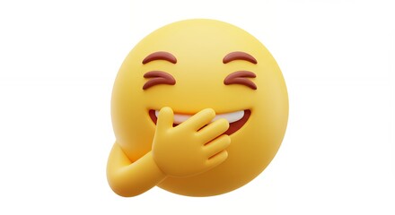 Funny digital emoji amusement image