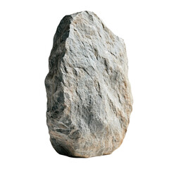 Majestic Grey Boulder Standing Tall Nature's Timeless Monument,