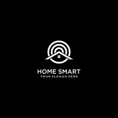Smart Home Tech symbol icon creative