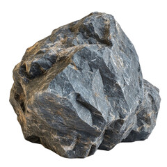 A Grey and Brown Rock Rugged and Imposing Nature's Strength