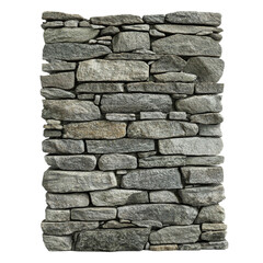 Majestic Stone Wall Rugged Texture Gray Tones Ancient Fortress