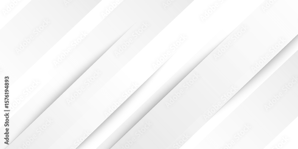 Poster gray and white diagonal line architecture geometry tech abstract subtle background vector illustrati