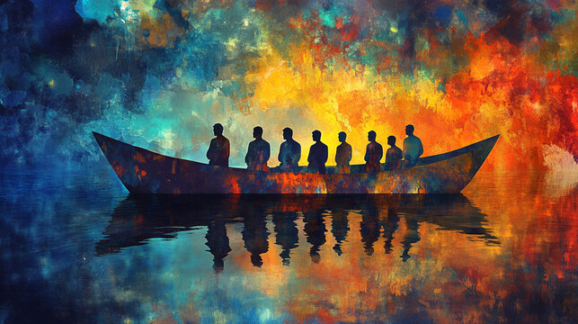 Leaders inspire their teams to achieve shared goals.