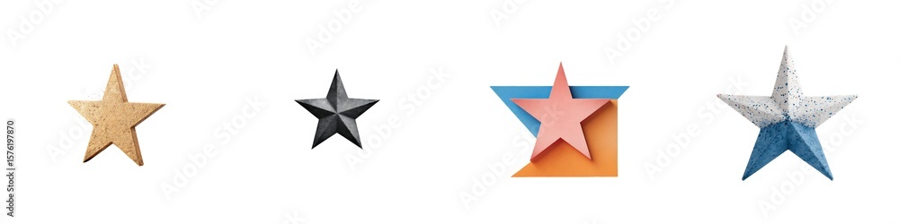Poster 3d noise star with grainy gradient effect in y2k style isolated on white. gritty star with spray dot