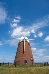 Halnaker Windmill a tower mill Chichester West Sussex England in summer