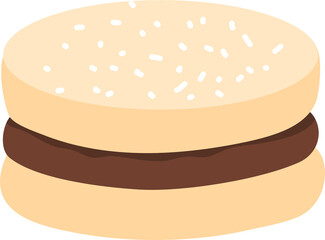 Alfajores de chocolate, Latin american traditional alfajores cookie