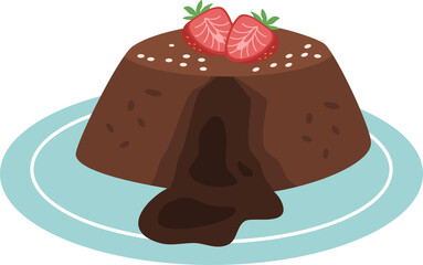 chocolate lava cake Dessert