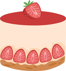 Strawberry Cheesecakes Cupcake