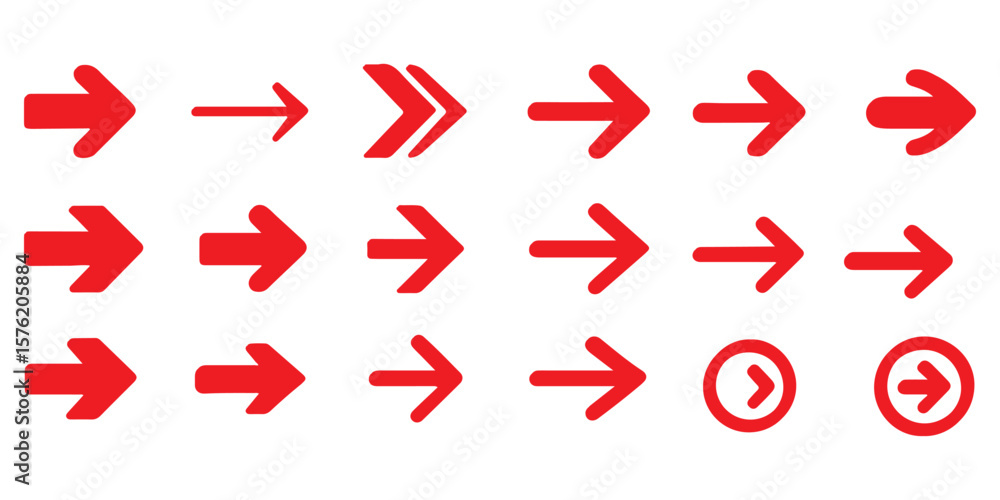 Poster black arrows flat icons. set for web design. direction pointers vector icons. big collection. vector