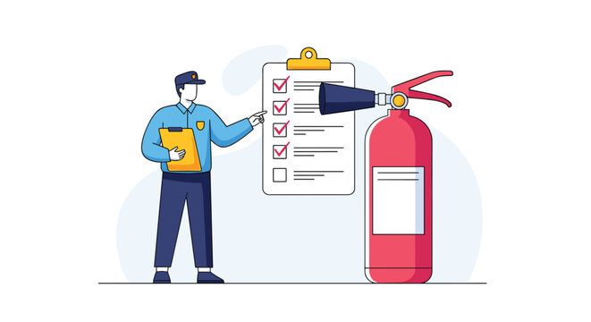 Fire safety inspection checklist for workplace preparedness and compliance