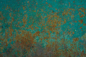 old rusty metal plate