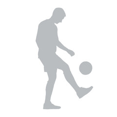 Geometric abstract design with stepped gray blocks on white background