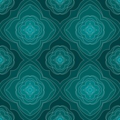 Textile pattern inspired by floral