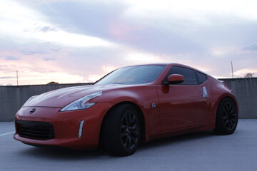 red sports car