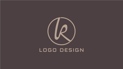 Stylish LR lettermark logo with modern typography and minimalistic layout, great for personal branding, fashion businesses, and professional identity.