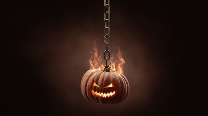 A chilling blend of fear and horror unfolds as sinister pumpkins glow in the darkness. The festive spirit of Halloween creeps in — October is near, and it's time to be afraid.