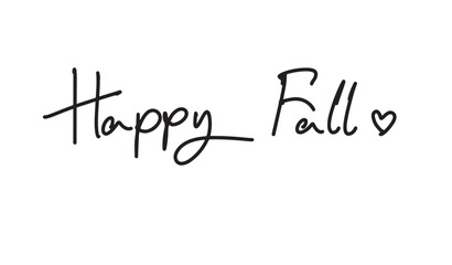 Happy fall love heart shape black color object icon happy fall autumn thanksgiving maple holiday celebration october september november month enjoyment greeting card laughing freedom happy fall autumn