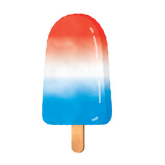 A bar of ice cream. Popsicle sticks. Ice cream on a stick. Summer. Colorful. Sweet. Cute.