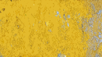 Old yellow painted wall