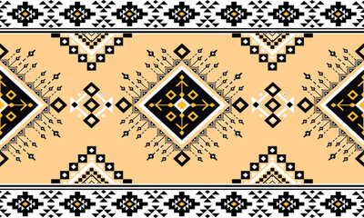 Geometric ethnic seamless pattern colorful. traditional ethnic oriental style vector pattern