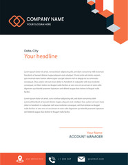 Modern web design template with clean layout and customizable elements