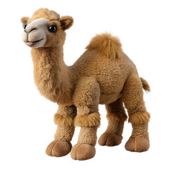 camel toy isolated on white background