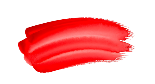 Red paint brushstroke abstract background