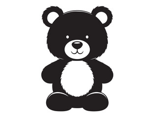 CUTE TEDDY BEAR SILHOUETTE