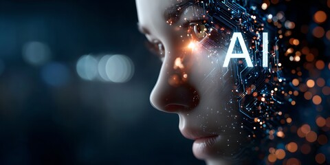 Fototapeta premium Revolutionizing Technology with Artificial Intelligence
