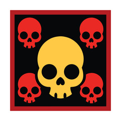 Red skulls