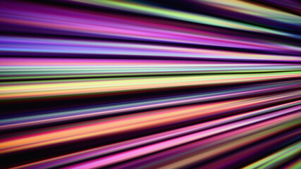 3d render of abstract background, colorful bright neon stream light trails, energy portal tunnel, space hyper jump to another galaxy, high speed teleportation, machine learning, data flow, cyberspace.
