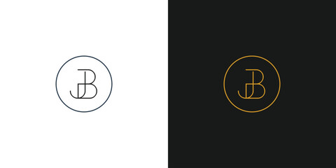 Sophisticated and luxurious JB logo design
