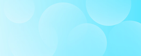 Minimalist banner background, pastel colorful, Light Blue gradations. Circle effect style geometric, abstract background.
