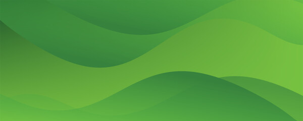 Abstract green wavy background. Vector EPS 10