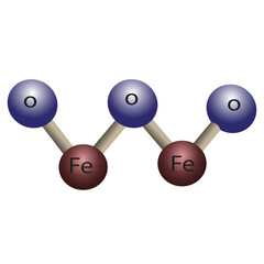 Iron Oxide Molecule 