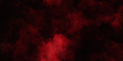 Red color powder explosion isolated on black background. Colorful dust explode. Paint Holi, dust particles splash. Network concept with spray. Futuristic technology element. 3D rendering.