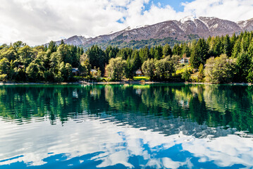 Sailing the Nahuel Huapi from Bahia Mansa to the Arrayanes Forest, Villa la Angostura, Neuquen,...