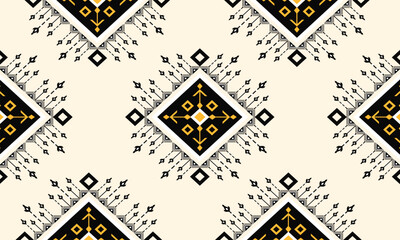 Geometric ethnic seamless pattern colorful. traditional ethnic oriental style vector pattern
