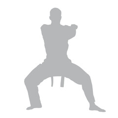 Abstract geometric shape with sharp edges and a modern minimalist design silhouette