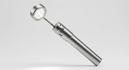 High-Tech Surgical Drill on White Background PNG