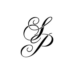 SP Monogram Cursive Logo