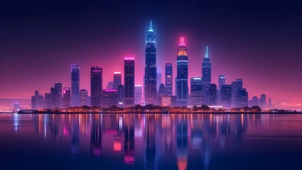 Fototapeta premium new york city skyline