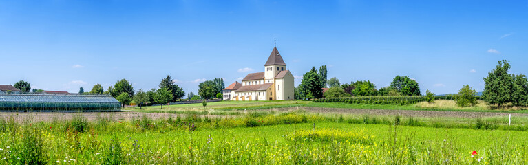 Sankt Georg Kirche, Insel Reichenau, Bodensee, Deutschland 