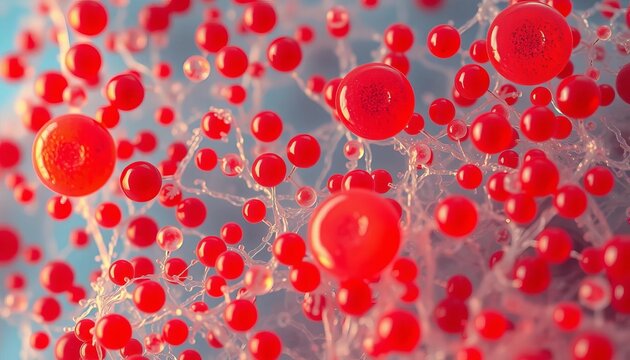 Microscopic view of platelet-rich fibrin matrix,   in vitro,   thrombocytes