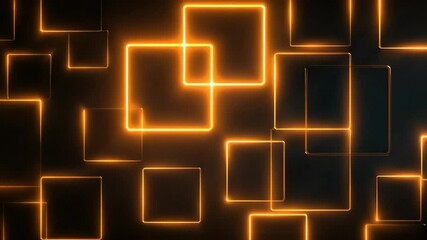 gold light tunnel with geometric shape neon light layers on sleek background ,digital futuristic theme abstract background  - Powered by Adobe