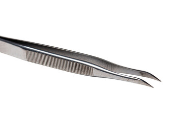 medical tweezers isolated on transparent or white background, png