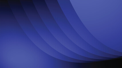 Blue Gradient Background with Paper Cut Style Layers for Modern Elegant and Abstract Design Projects