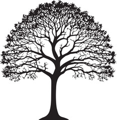  Tree silhouette Vector | Minimalist & Trendy Tree Silhouette Design | Unique & Stylish Tree Artwork for Vector design